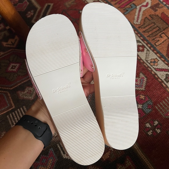 Dr. Scholl's NWOT Original Collection Platform Slide Sandals in Pink Size 8 - Picture 7 of 8